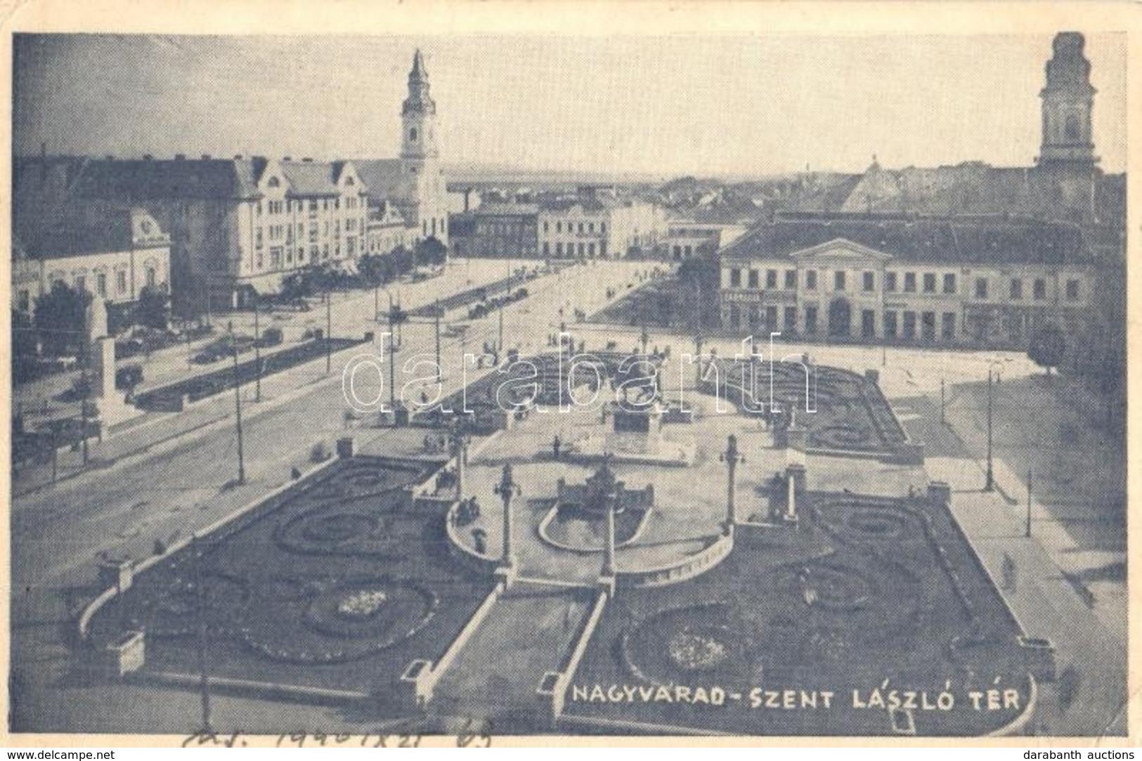 T2 Nagyvárad, Oradea; Szent László Tér, Templomok / Square, Churches - Zonder Classificatie