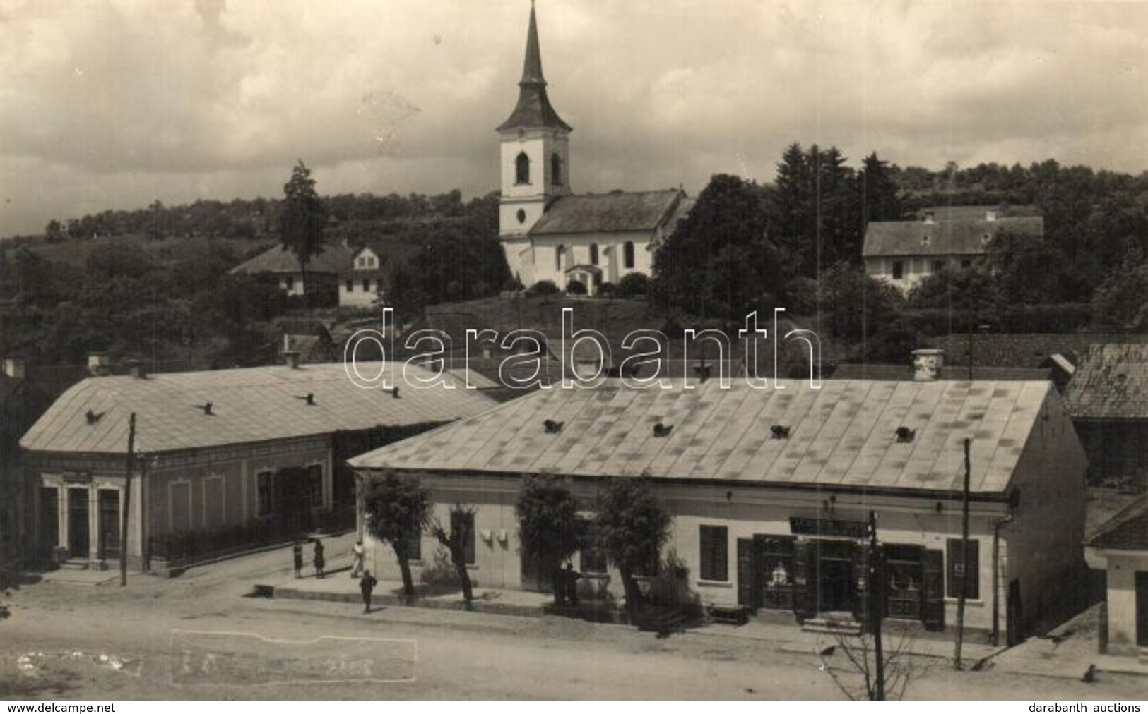 T2 Retteg, Reteag; Fő Tér, Farkas Lipót és Levinger Lipót üzlete / Main Square With Shops - Zonder Classificatie