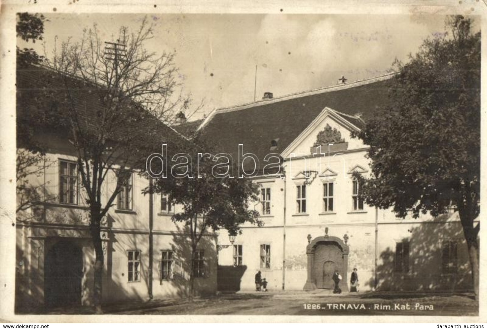 T2/T3 Nagyszombat, Tyrnau, Trnava; Rim. Kat. Fara / Római Katolikus Paplak / Catholic Rectory (fl) - Zonder Classificatie