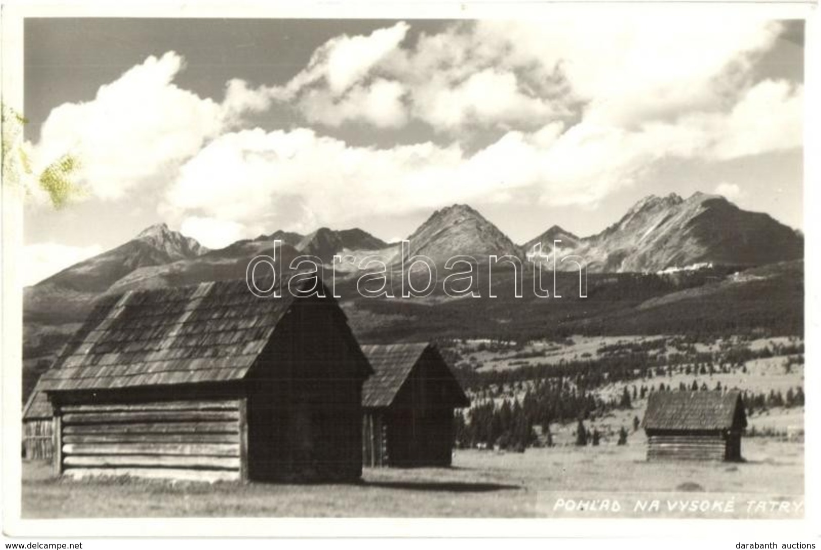 ** T2 Tátra, Magas Tátra, Vysoké Tátry; Pohl'ad / Látkép Kunyhókkal / General View, Huts - Zonder Classificatie