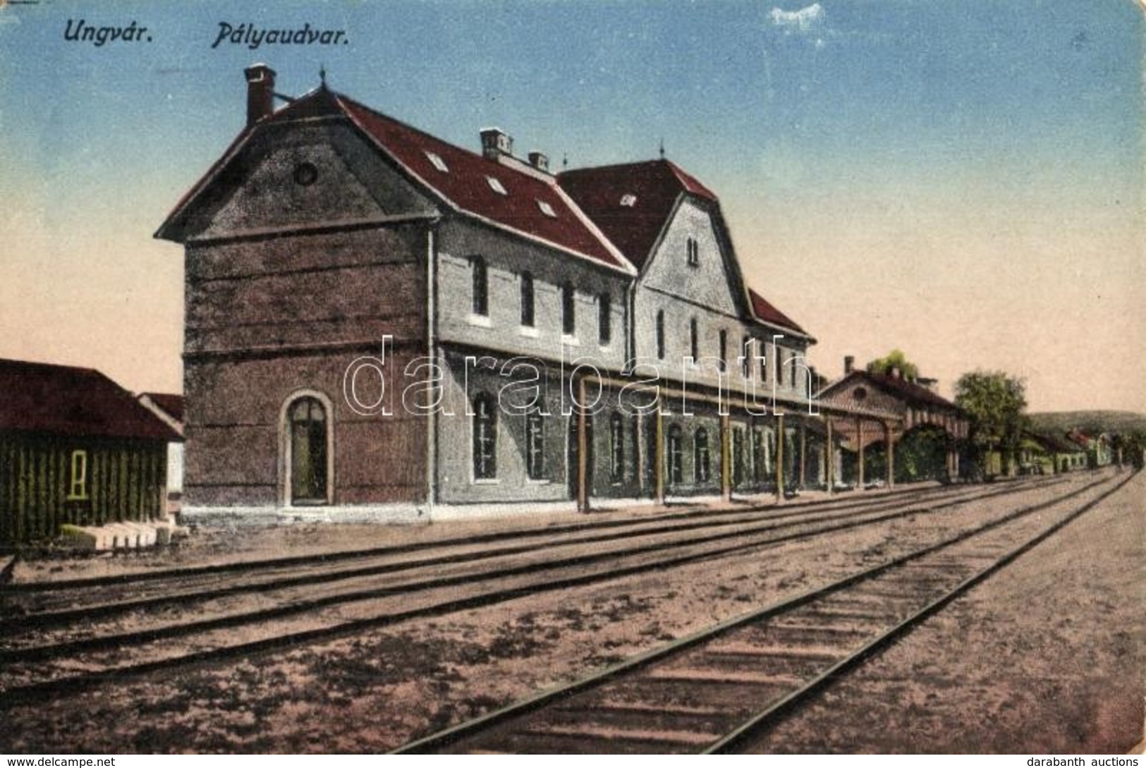 * T2/T3 Ungvár, Uzshorod, Uzhorod; Pályaudvar, Vasútállomás / Railway Station (EK) - Zonder Classificatie