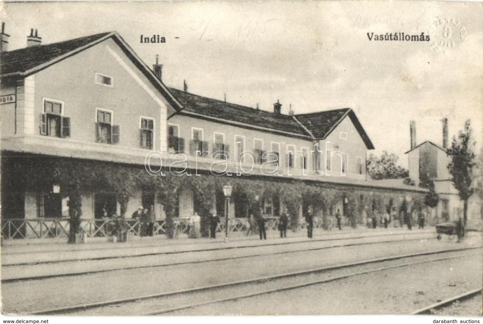 T2/T3 India, Indija; Vasútállomás, Vasutasok / Railway Station, Railwaymen (EK) - Zonder Classificatie