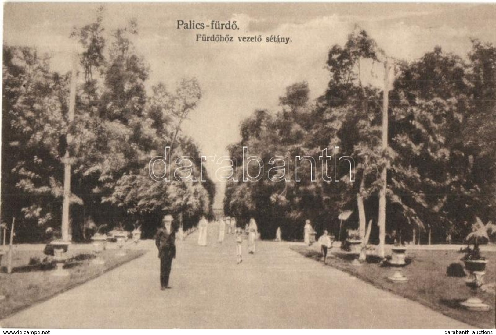 ** T1/T2 Palics-fürdő, Palic; Fürdőhöz Vezető Sétány / Promenade To The Spa - Zonder Classificatie