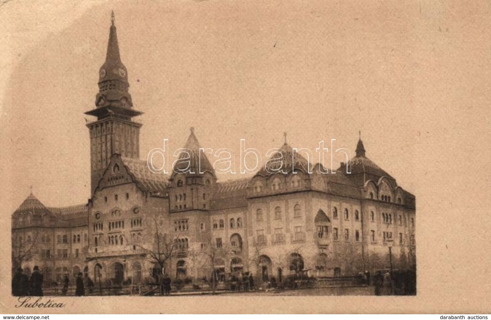 * T2/T3 Szabadka, Subotica; Városháza / Town Hall (EK) - Zonder Classificatie