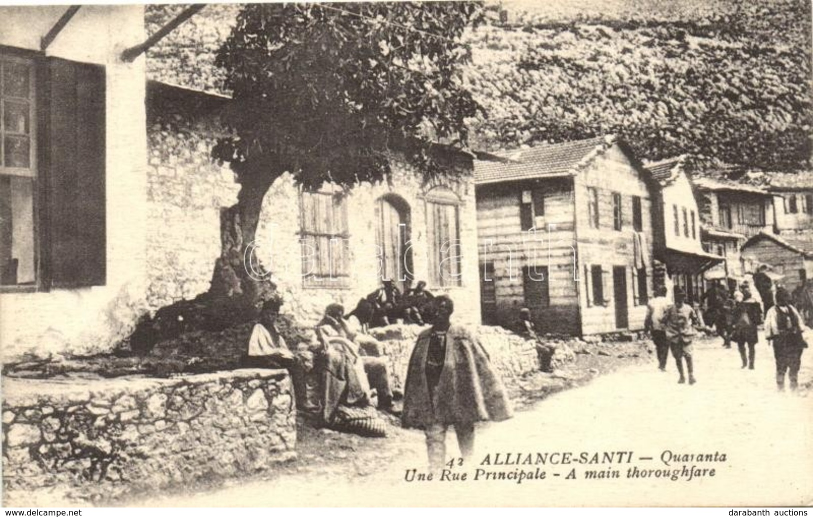 * T2 Sarande, Santi Quaranta; Une Rue Principale / A Main Thoroughfare - Zonder Classificatie