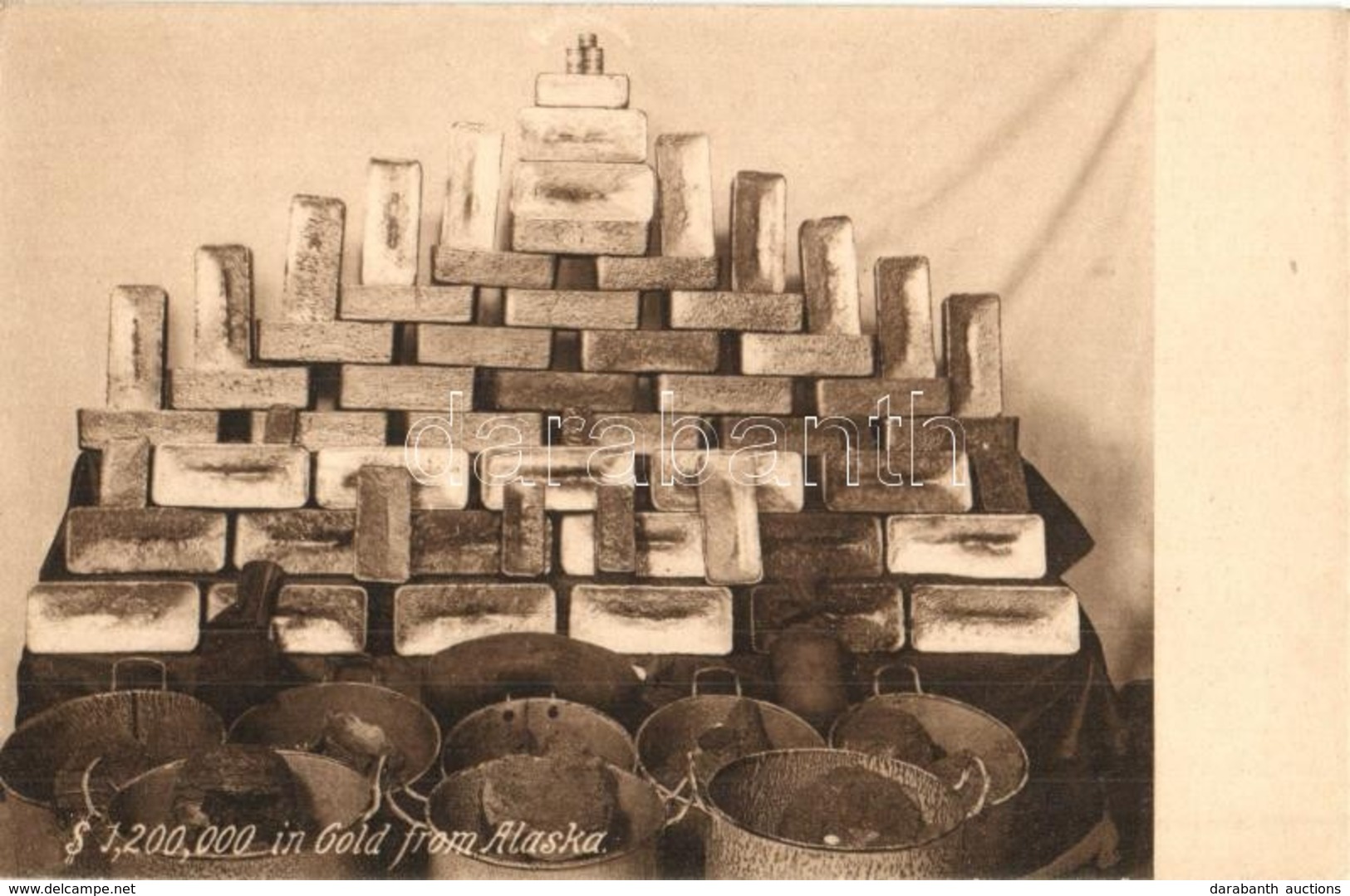 ** T2 Alaska, 1.200.000 Dollars In Gold From Alaska. Portland Postcard Co. - Unclassified