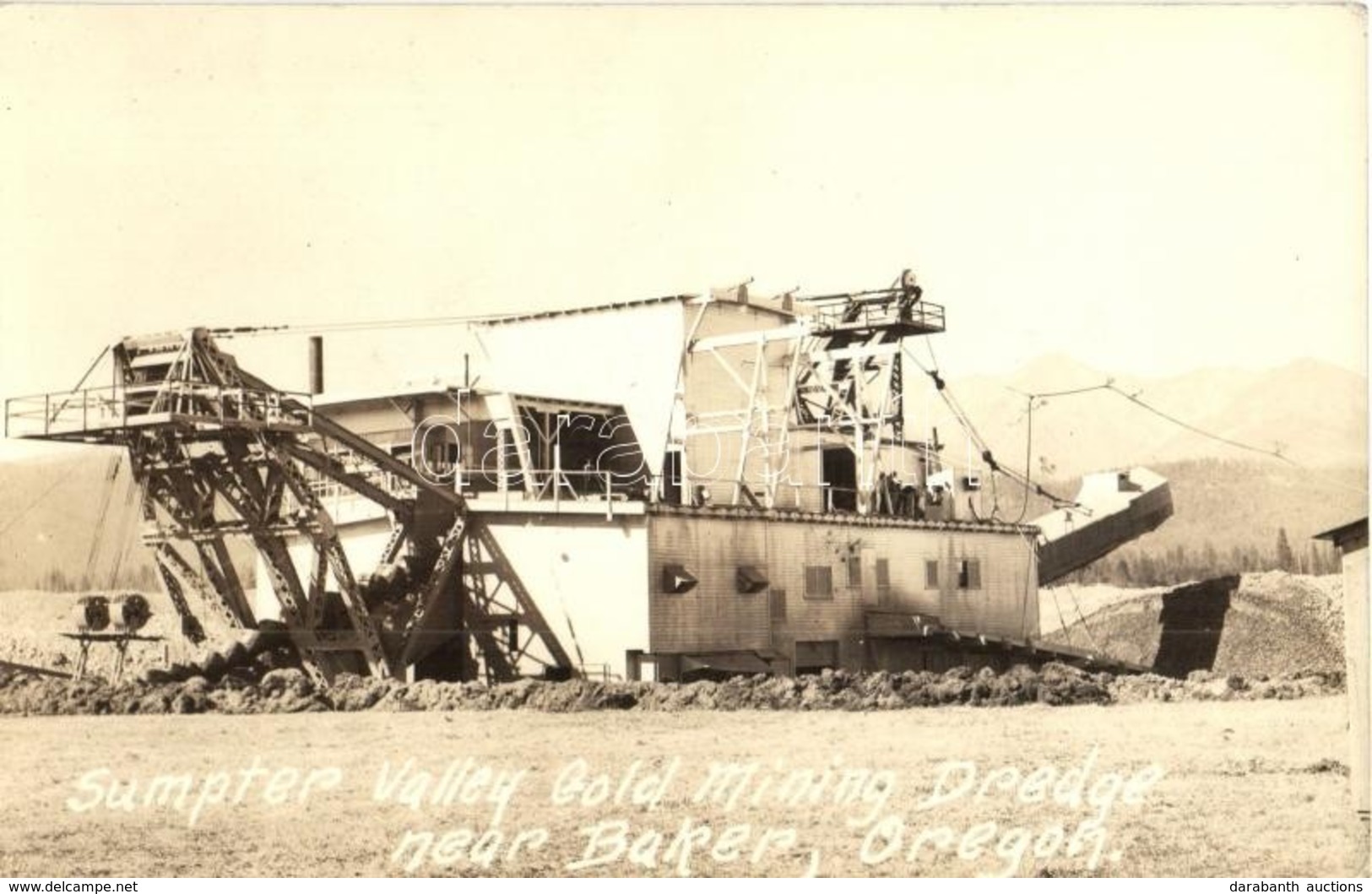 ** T1 Sumpter Valley, Baker County, Oregon; Gold Mining Dredge On Site. Photo - Non Classificati