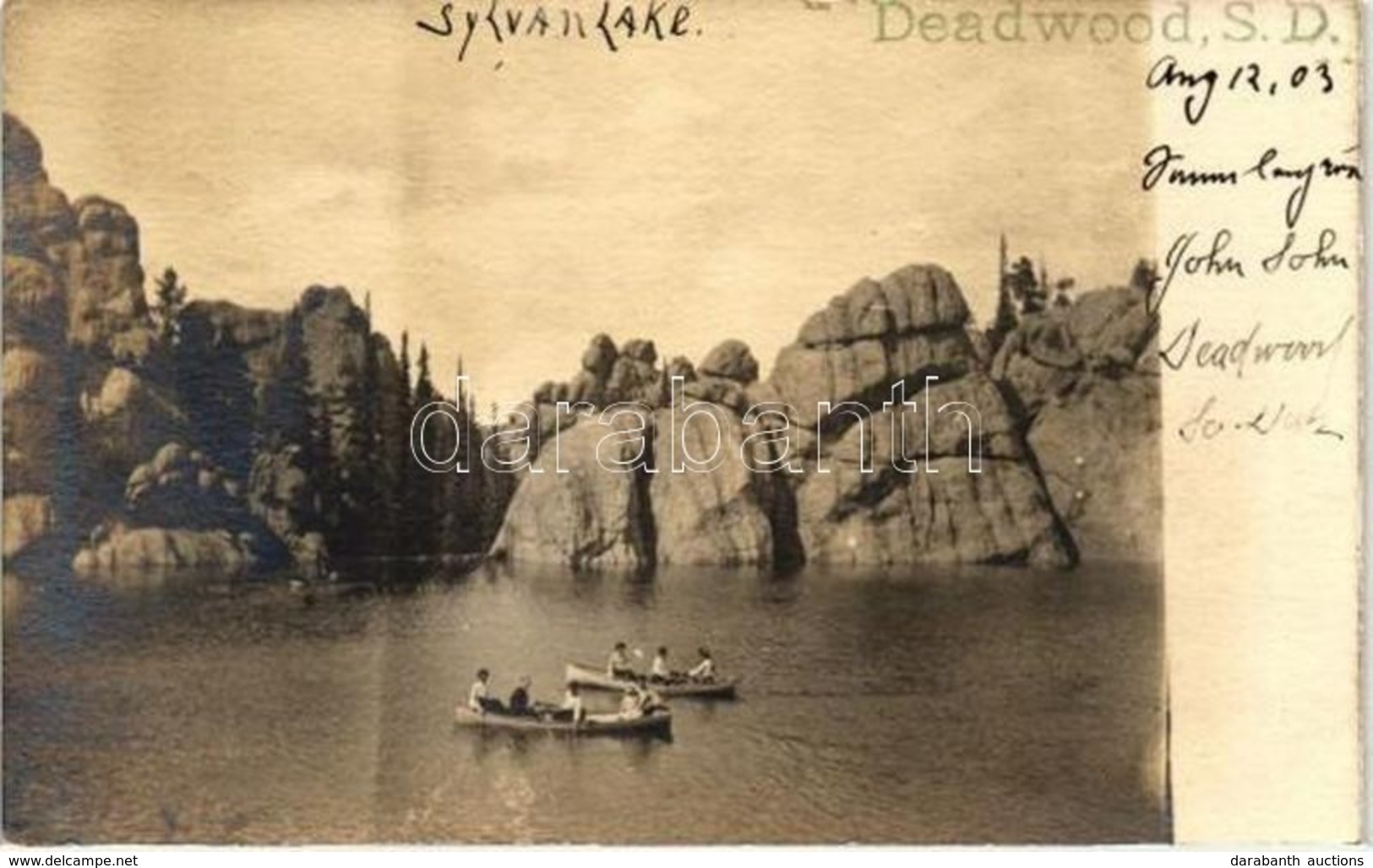 T2 1903 Sylvan Lake, South Dakota; Photo - Zonder Classificatie