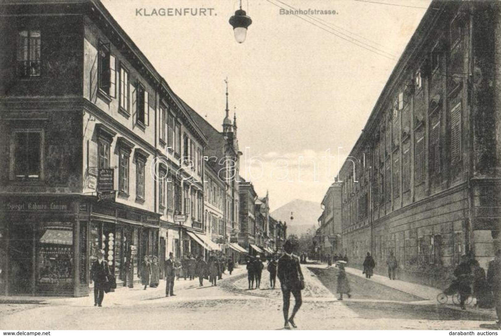 T2 Klagenfurt, Bahnhofstrasse. Verlag Karl Hanel / Street View, Shops - Zonder Classificatie