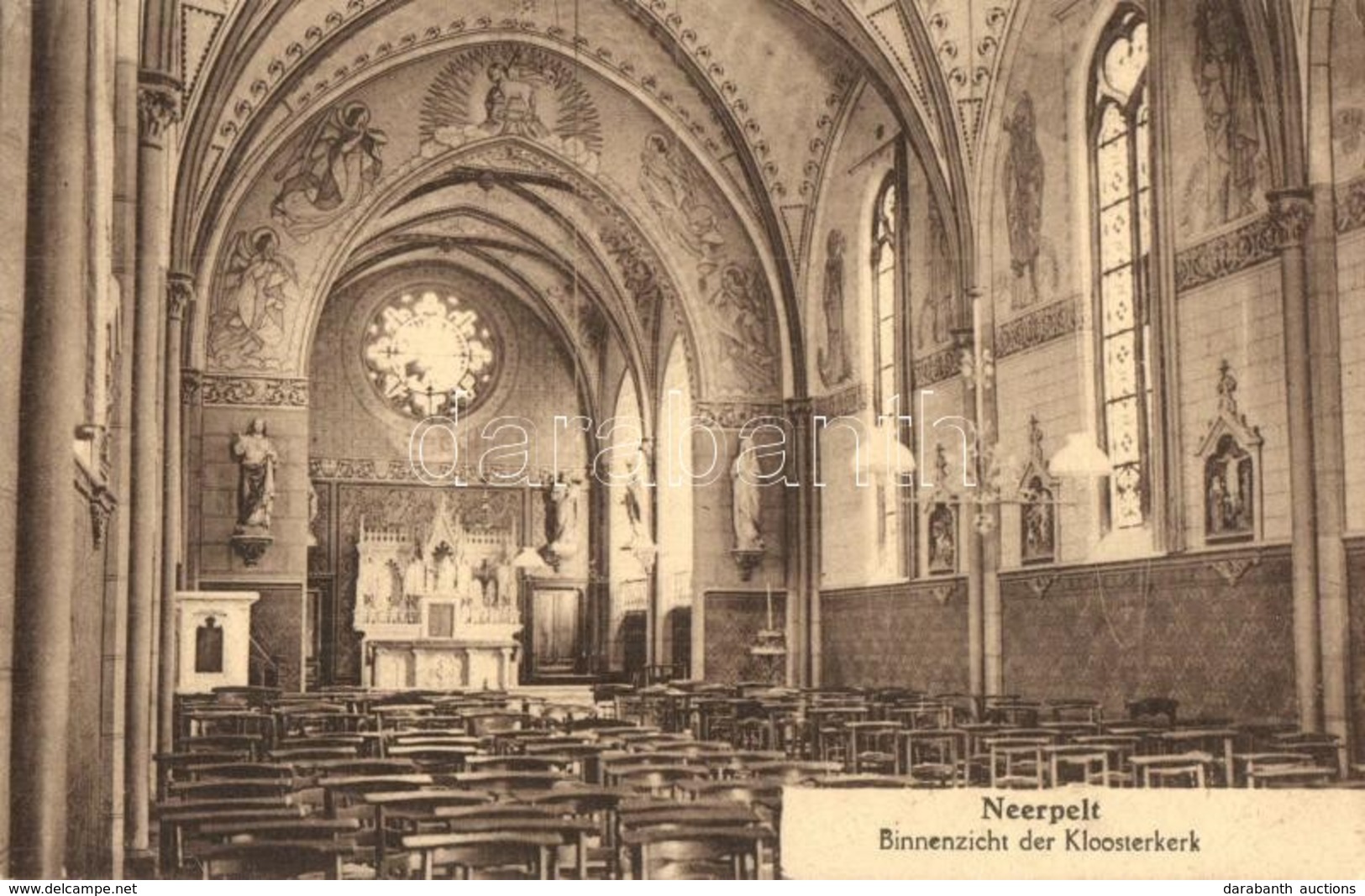 T2 Neerpelt, Binnenzicht Der Kloosterkerk / Church Interior - Zonder Classificatie