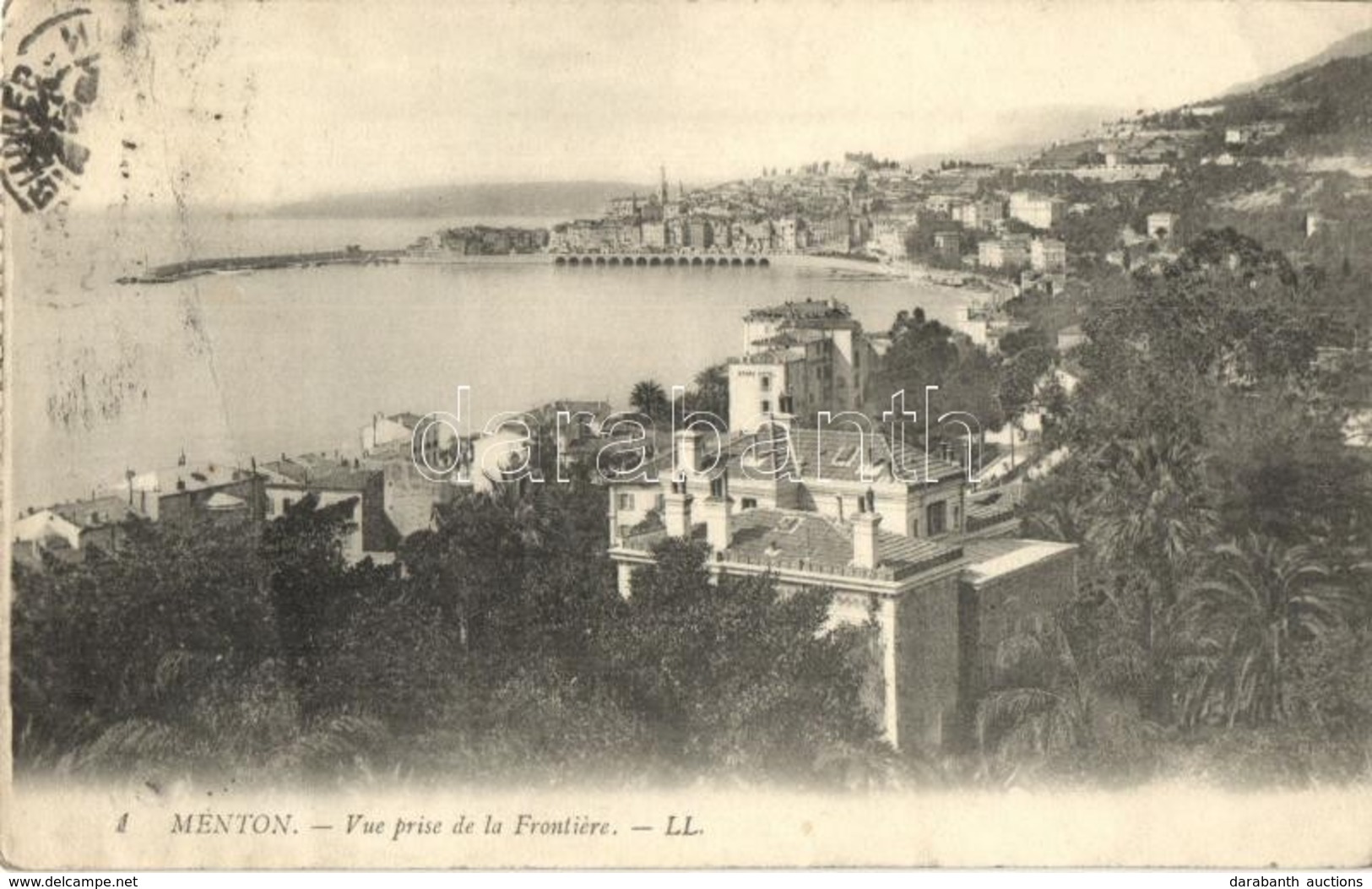 T2/T3 Menton, Vue Prise De La Frontiere - Unclassified