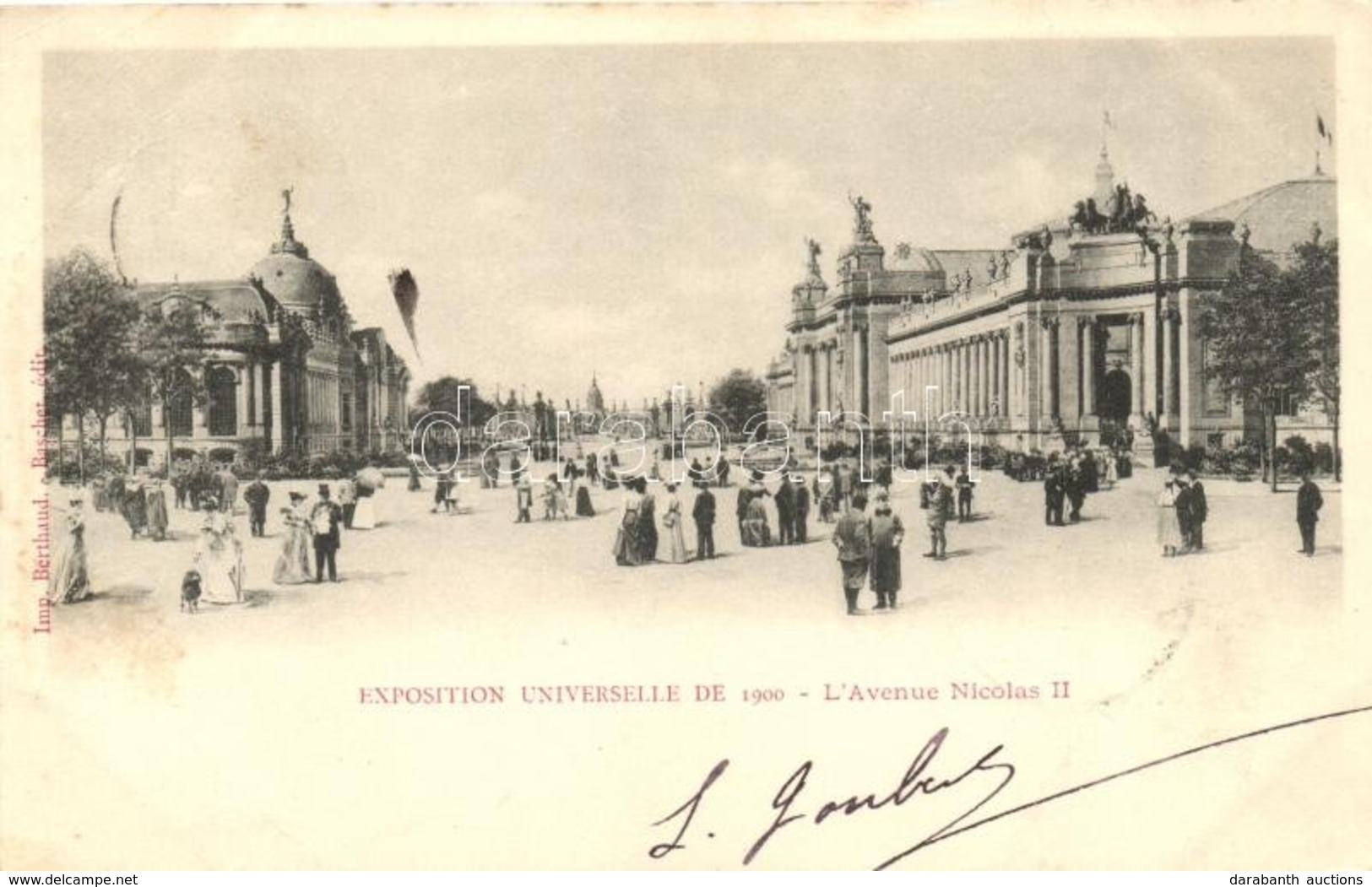 T2/T3 1900 Paris, Exposition Universelle, L'Avenue Nicolas II  (EK) - Zonder Classificatie