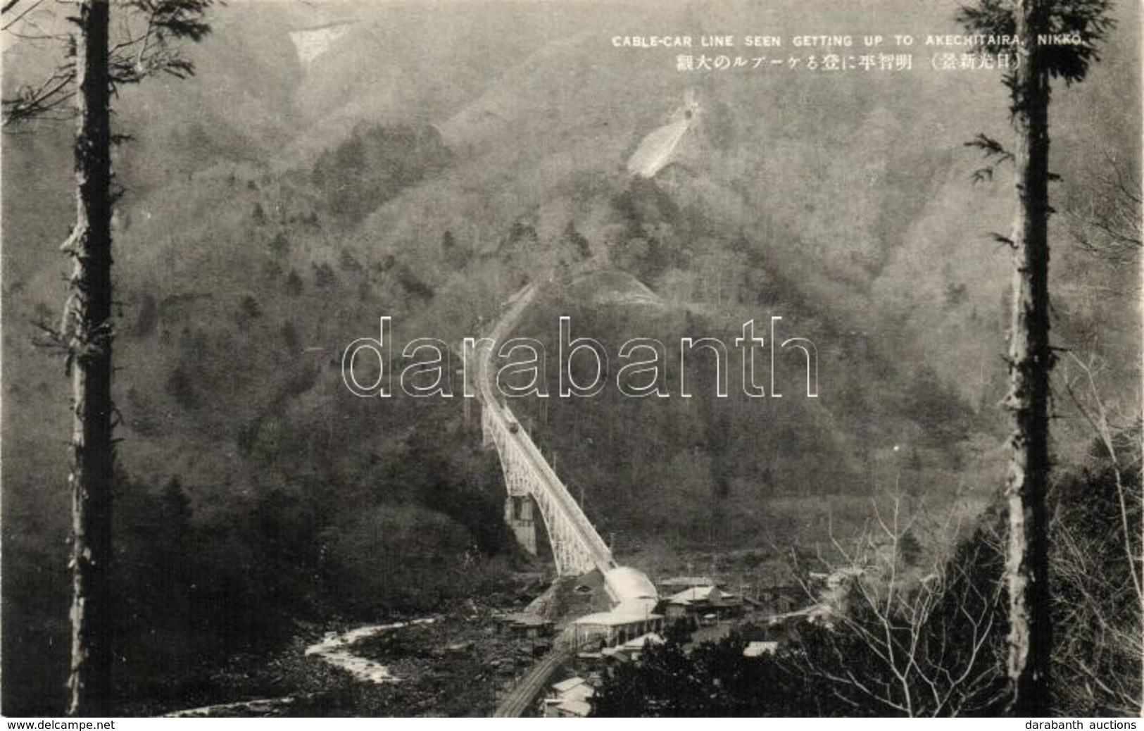 * T2 Nikko, Cable-Car Line Seen Getting Up To Akechitaira - Zonder Classificatie