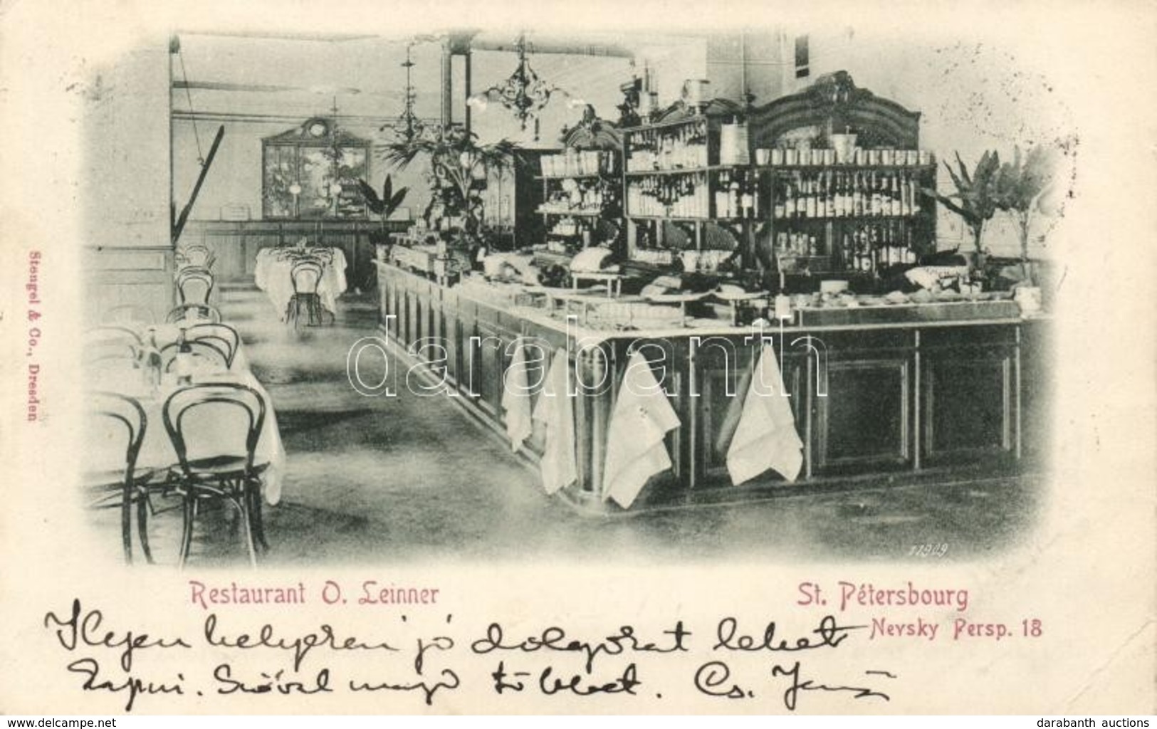 T2 Saint Petersbourg, Restaurant O. Leinner, Nevsky Prospekt 18. - Zonder Classificatie