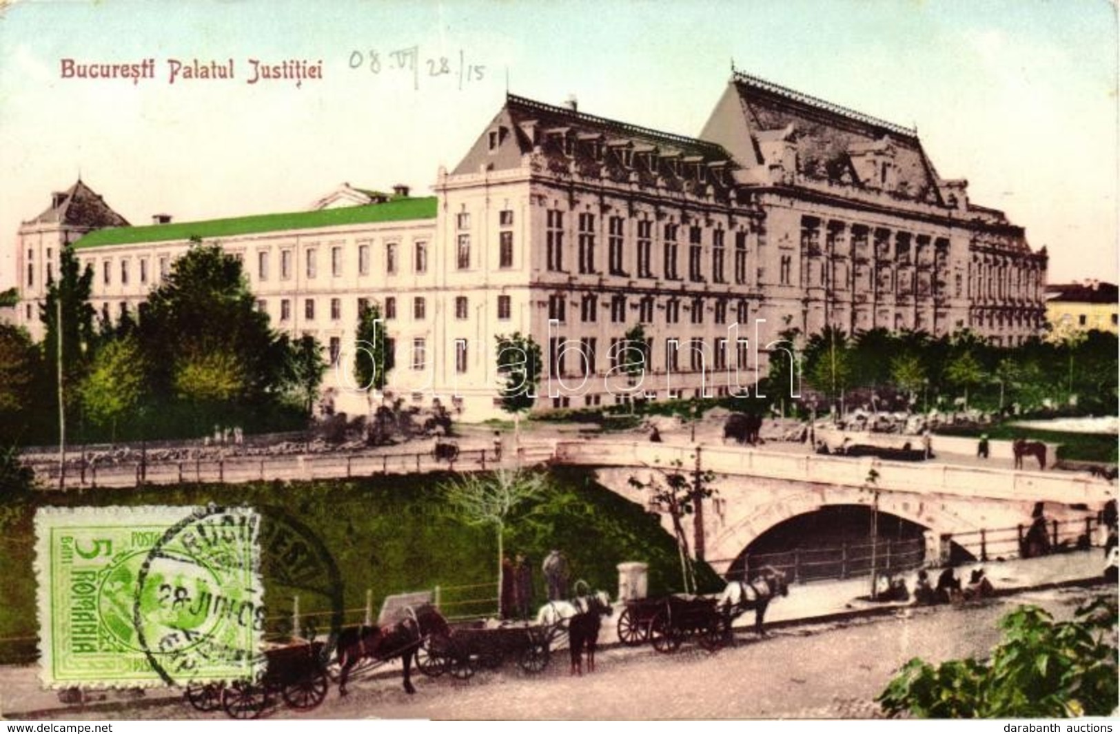 T2 Bucharest, Bucuresti; Palatul Justitiei / Palace Of Justice - Zonder Classificatie