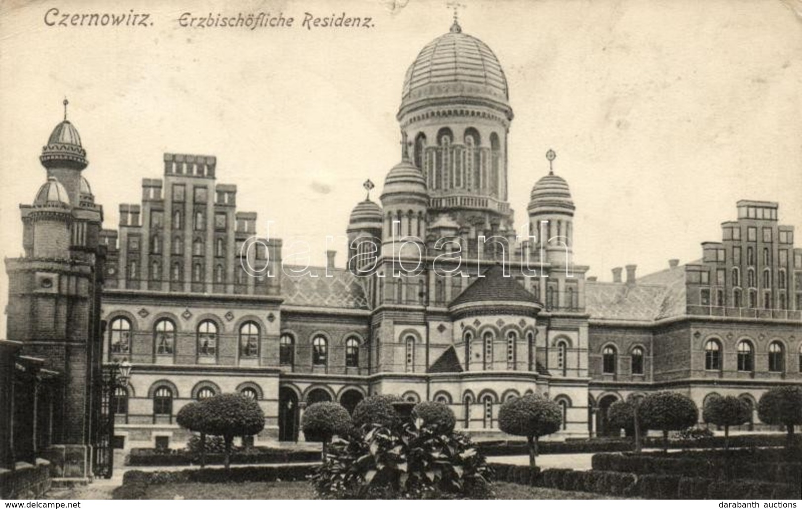 T2/T3 Chernivtsi, Czernowitz; Erzbischöfliche Residenz / Archbishop's Residence (EK) - Zonder Classificatie