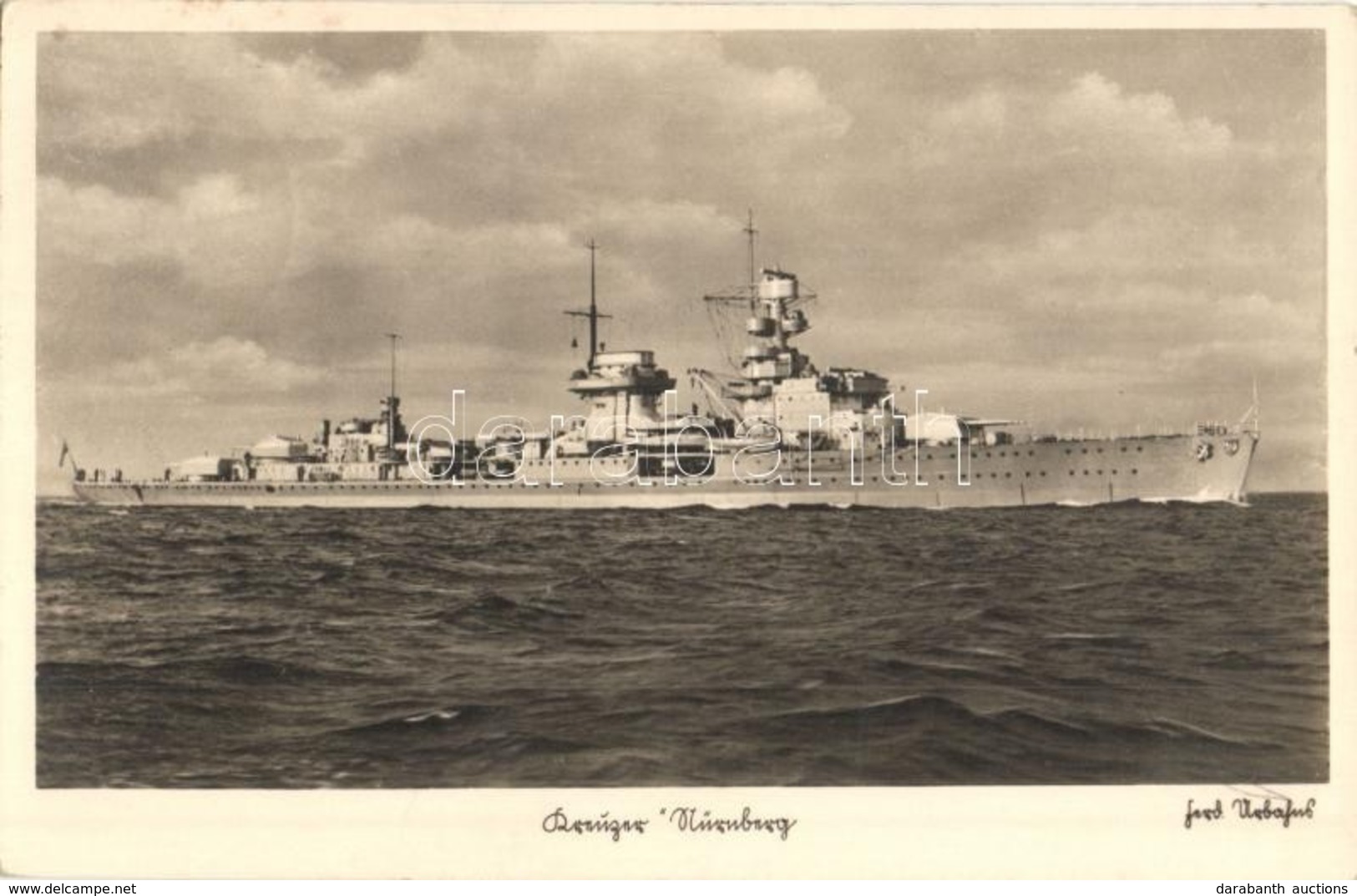 T2 SMS Nürnberg Kreuzer / Imperial German Navy Light Cruiser - Unclassified