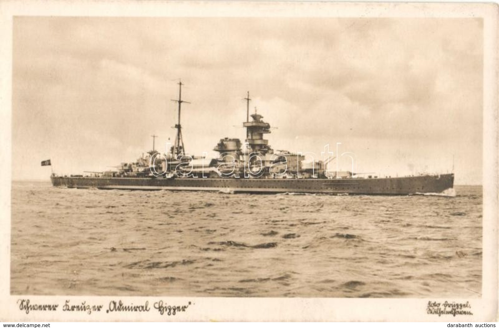 ** T2 Schwerer Kreuzer Admiral Hipper / WWII German Navy Heavy Cruiser - Zonder Classificatie