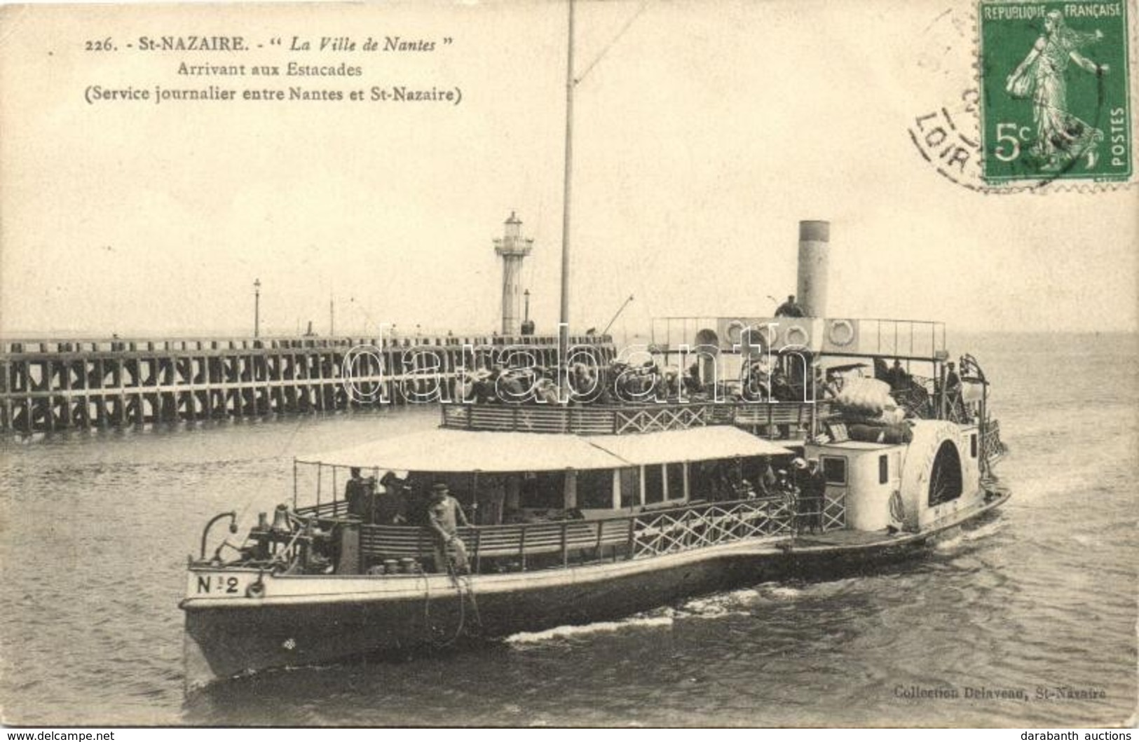 T2/T3 Saint-Nazaire, La Ville De Nantes Steamship (EK) - Zonder Classificatie