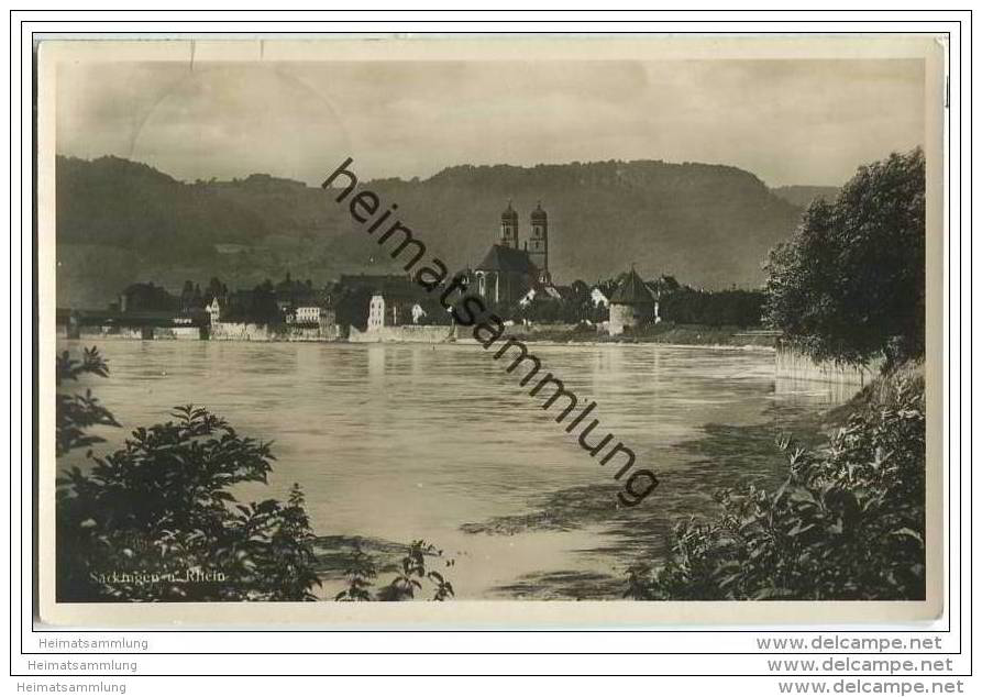 Säckingen - Gesamtansicht - Foto-AK - Bad Saeckingen