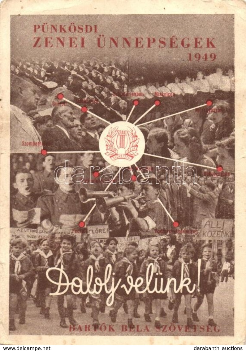 T3 1949 Pünkösdi Zenei Ünnepségek, Bartók Béla Szövetség (kis Szakadás / Small Tear) - Zonder Classificatie