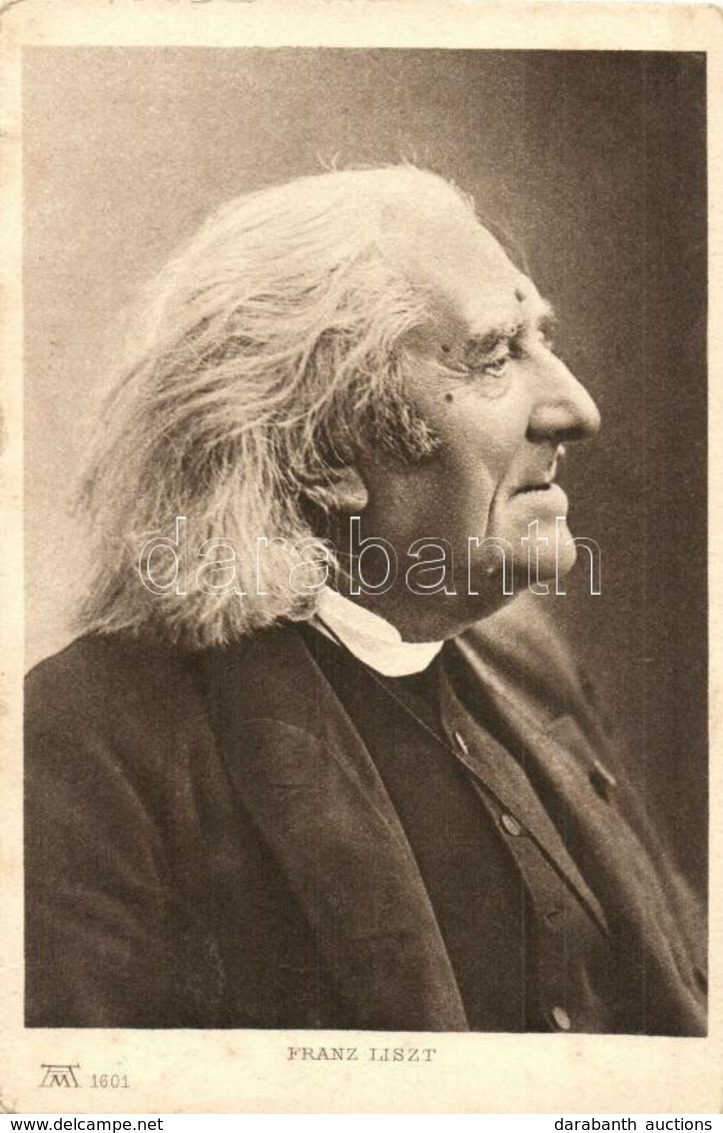 T2 Liszt Ferenc / Franz Liszt, F. A. Ackermann's Kunstverlag - Zonder Classificatie