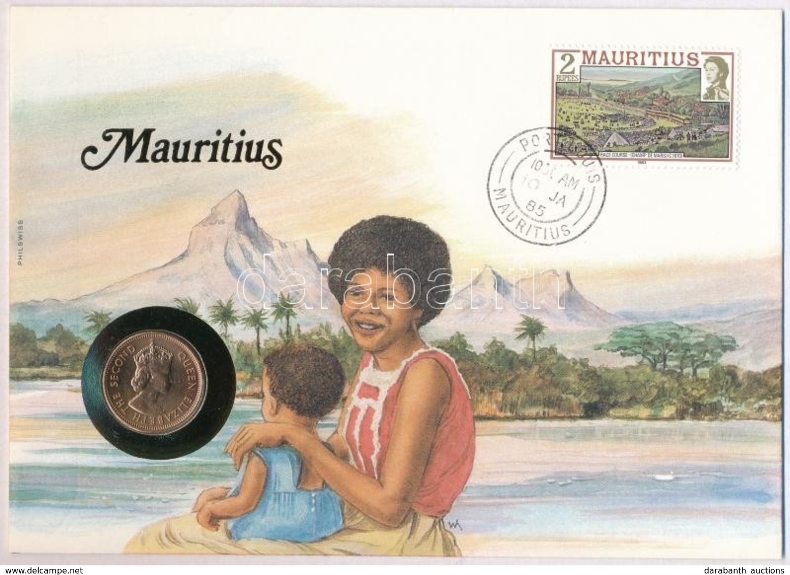 Mauritius 1978. 2c 'II Erzsébet' Felbélyegzett Borítékban T:1-
Mauritius 1978. 2 Cents 'Elizabeth II' In Envelope With S - Non Classificati