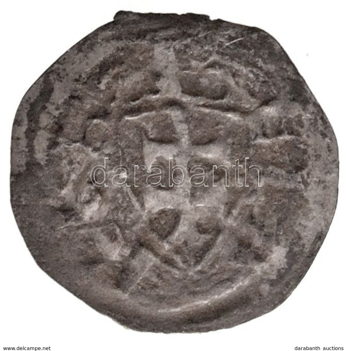 1172-1196. Denar Ag 'III. Béla' (0,26g) T:2-
Hungary 1172-1196. Denar Ag 'Bela III' (0,26g) C:VF  Huszár: 69., Unger I.: - Zonder Classificatie