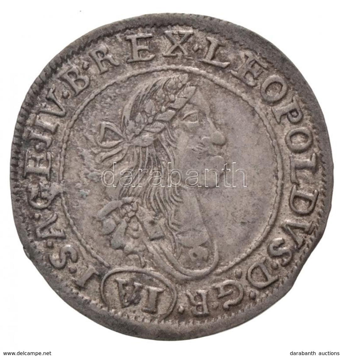 1671K-B 6kr Ag 'I. Lipót' Körmöcbánya (3,2g) T:1-,2 Kis Ph. /   
Hungary 1671K-B 6 Kreuzer Ag 'Leopold I' Kremnitz (3,2g - Zonder Classificatie