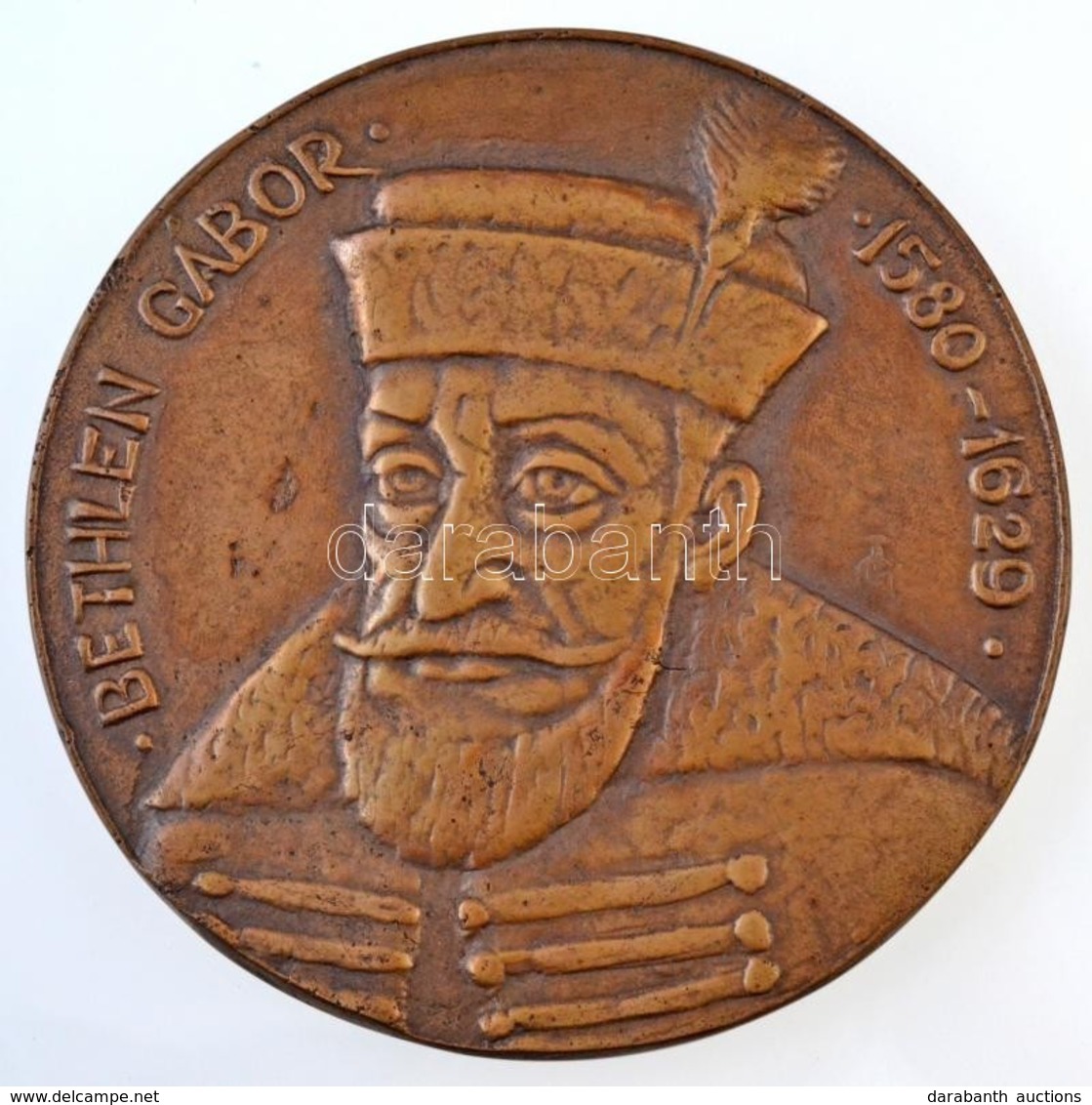 Tőrös Gábor (1934-) DN 'Bethlen Gábor 1580-1629' Br Emlékplakett (137mm) T:2 Ph. - Zonder Classificatie