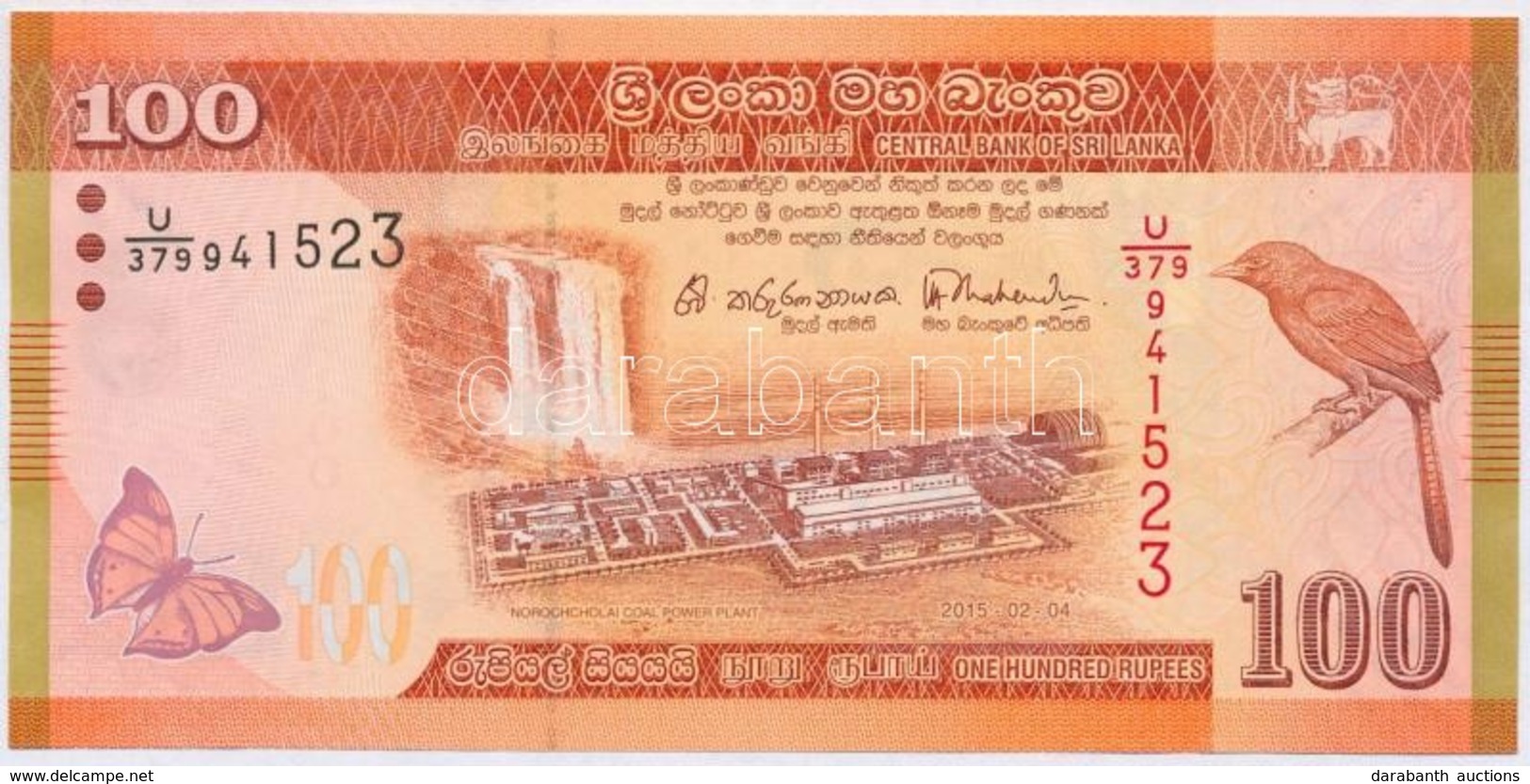 Srí Lanka 2015. 100R T:I
Sri Lanka 2015. 100 Rupees C:UNC - Zonder Classificatie