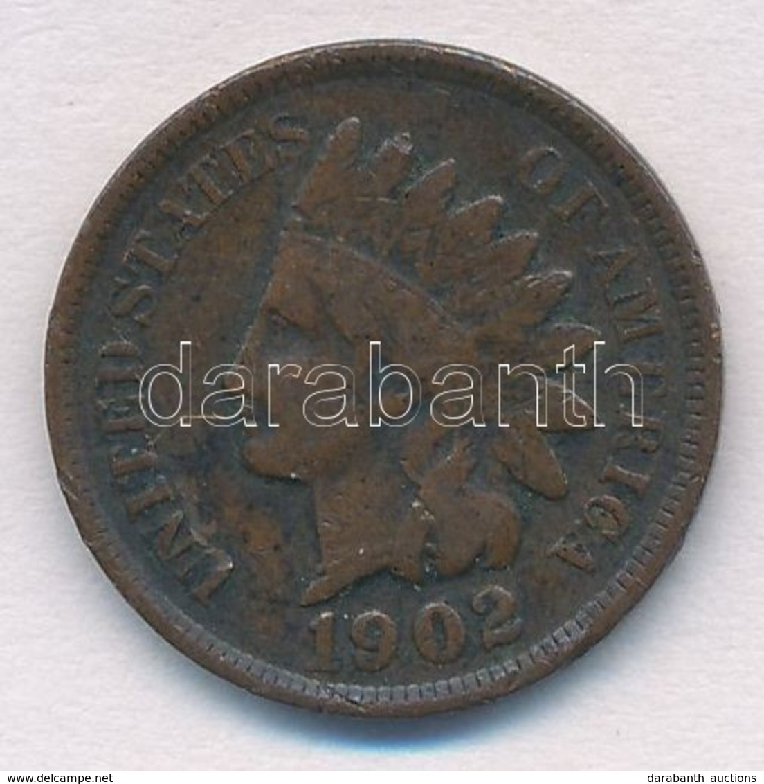Amerikai Egyesült Államok 1902. 1c Br 'Indián' T:2-
USA 1902. 1 Cent Br 'Indian Head' C:VF - Zonder Classificatie