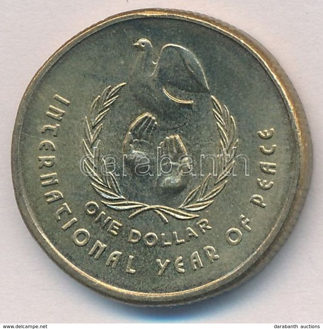 Ausztrália 1986. 1$ Ni-Al-Cu 'A Béke Nemzetközi éve' T:2
Australia 1986. 1 Dollar Ni-Al-Cu 'International Year Of Peace' - Zonder Classificatie