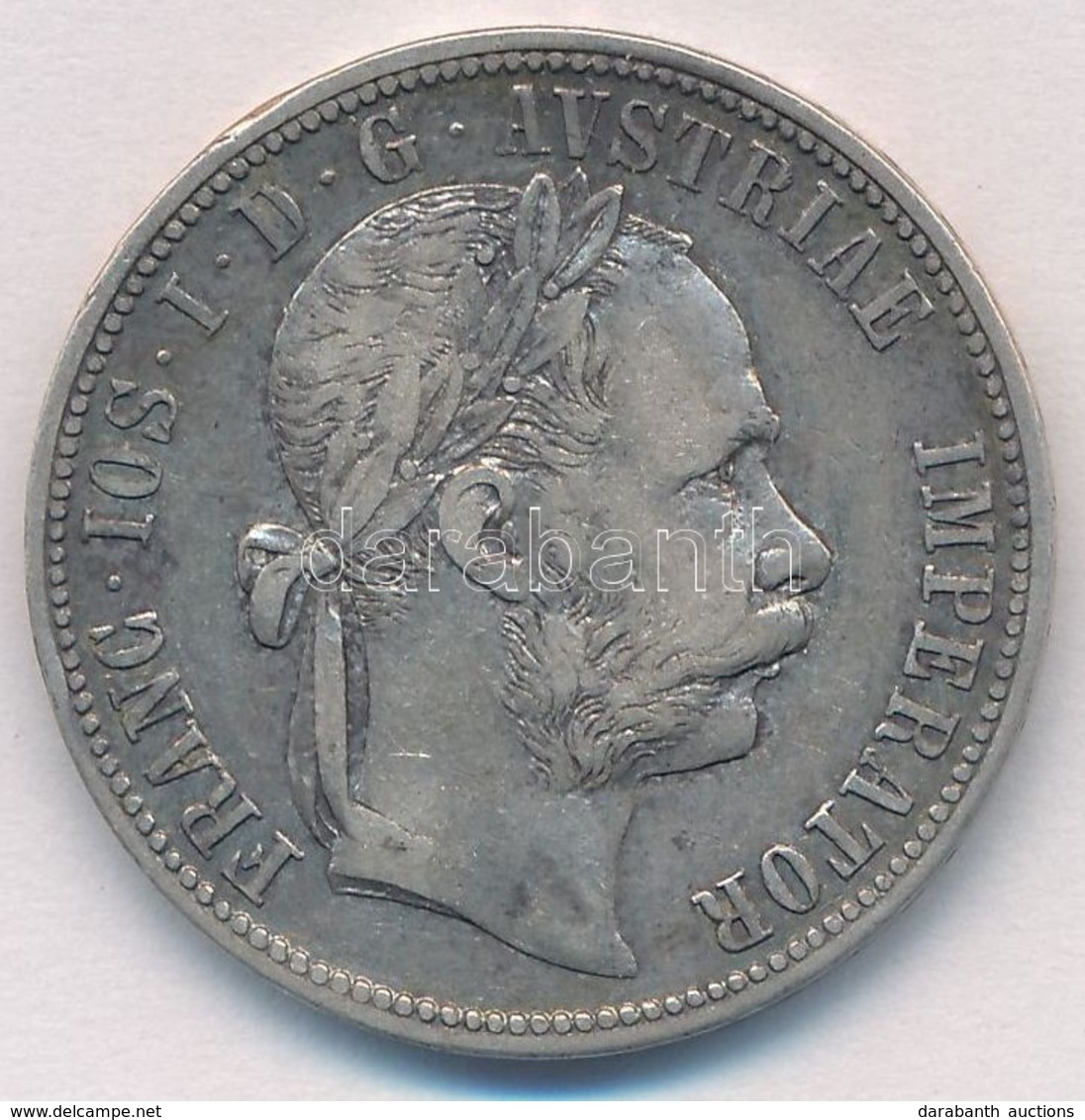 Ausztria 1887. 1Fl Ag 'Ferenc József' T:2 
Austria 1887. 1 Florin Ag 'Franz Joseph' C:XF 
Krause KM#2222 - Zonder Classificatie