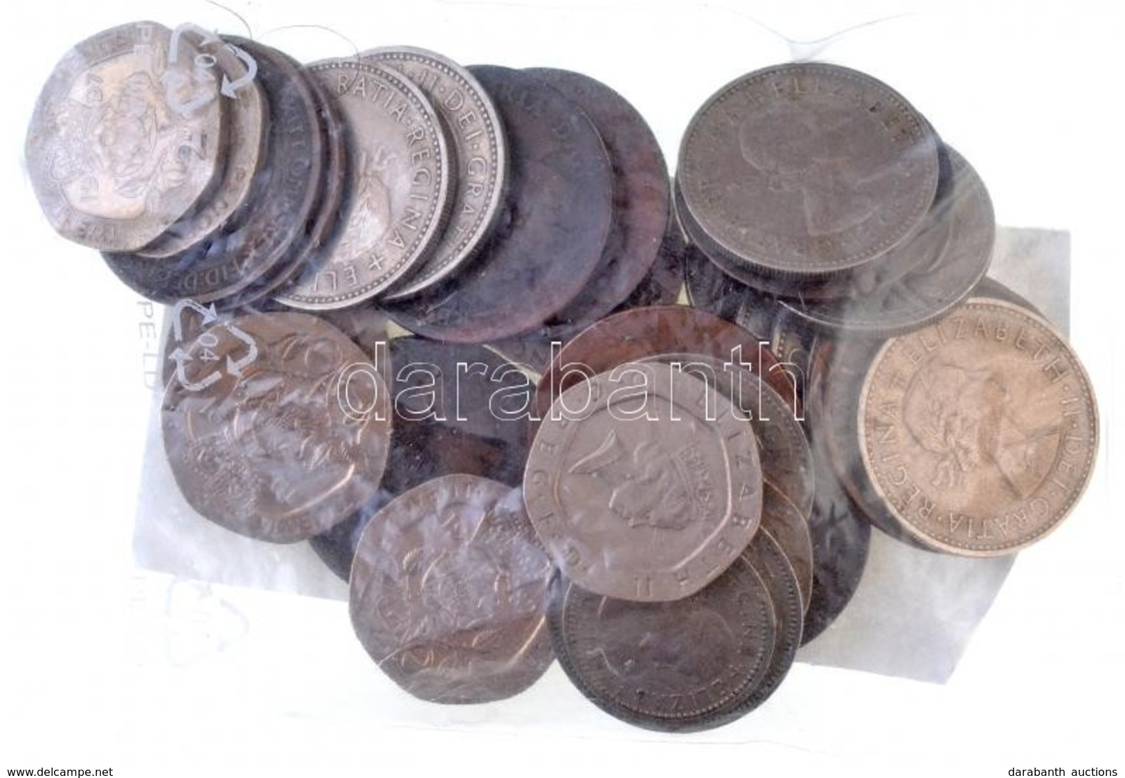 Nagy-Britannia 39db-os Vegyes Fémpénz Tétel T:vegyes
Great Britain 39pcs Of Mixed Coin Lot C:mixed - Zonder Classificatie