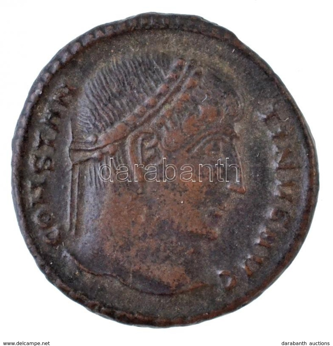 Római Birodalom / Thesszaloniki / I. Constantinus 324. AE Follis (2,93g) T:1-
Roman Empire / Thessalonica / Constantine  - Zonder Classificatie