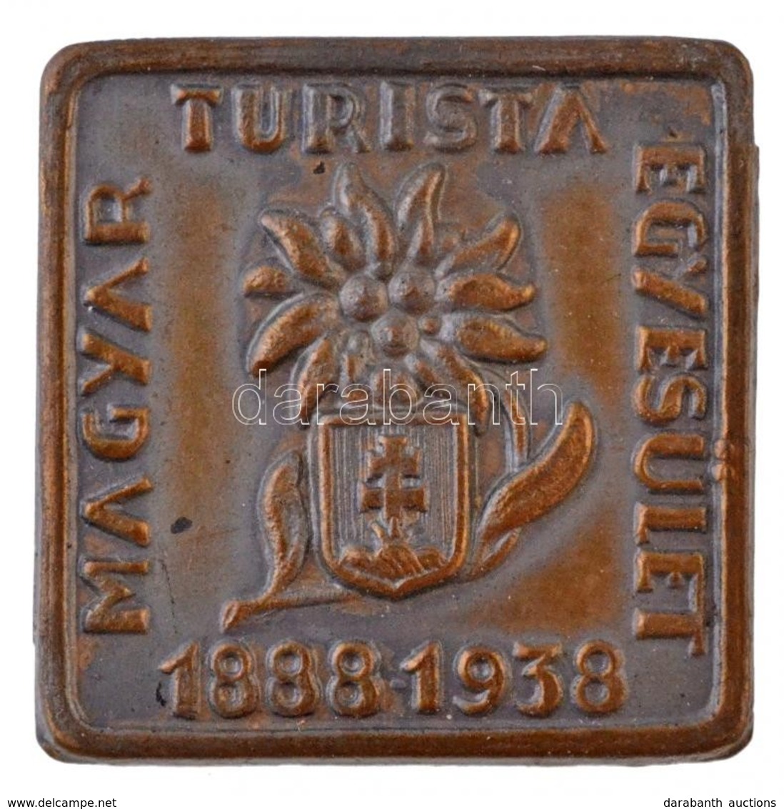 1938. 'Magyar Turista Egyesület 1888-1938' Cu Jelvény (26mm) T:2 - Zonder Classificatie