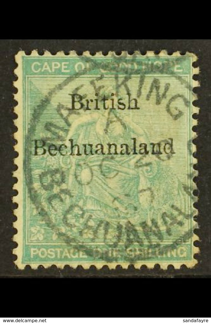 1885 1s Green Overprinted, SG 8, Very Fine Used With Mafeking Cds. For More Images, Please Visit Http://www.sandafayre.c - Altri & Non Classificati