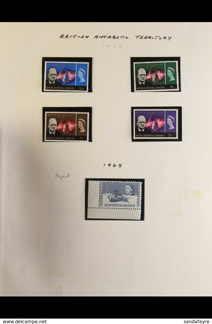 1966-1989 COMPLETE NEVER HINGED MINT COLLECTION In Hingeless Mounts On Pages, All Different With A Few 'extras', COMPLET - Altri & Non Classificati