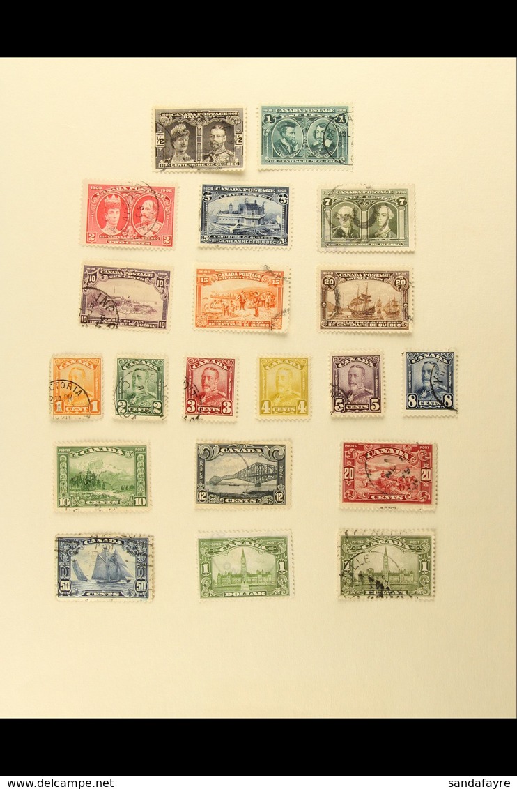 1897-1935 STRONG USED COLLECTION Neatly Presented On Written Up Pages. ALL DIFFERENT & Includes Many Listed Shades, Die  - Altri & Non Classificati