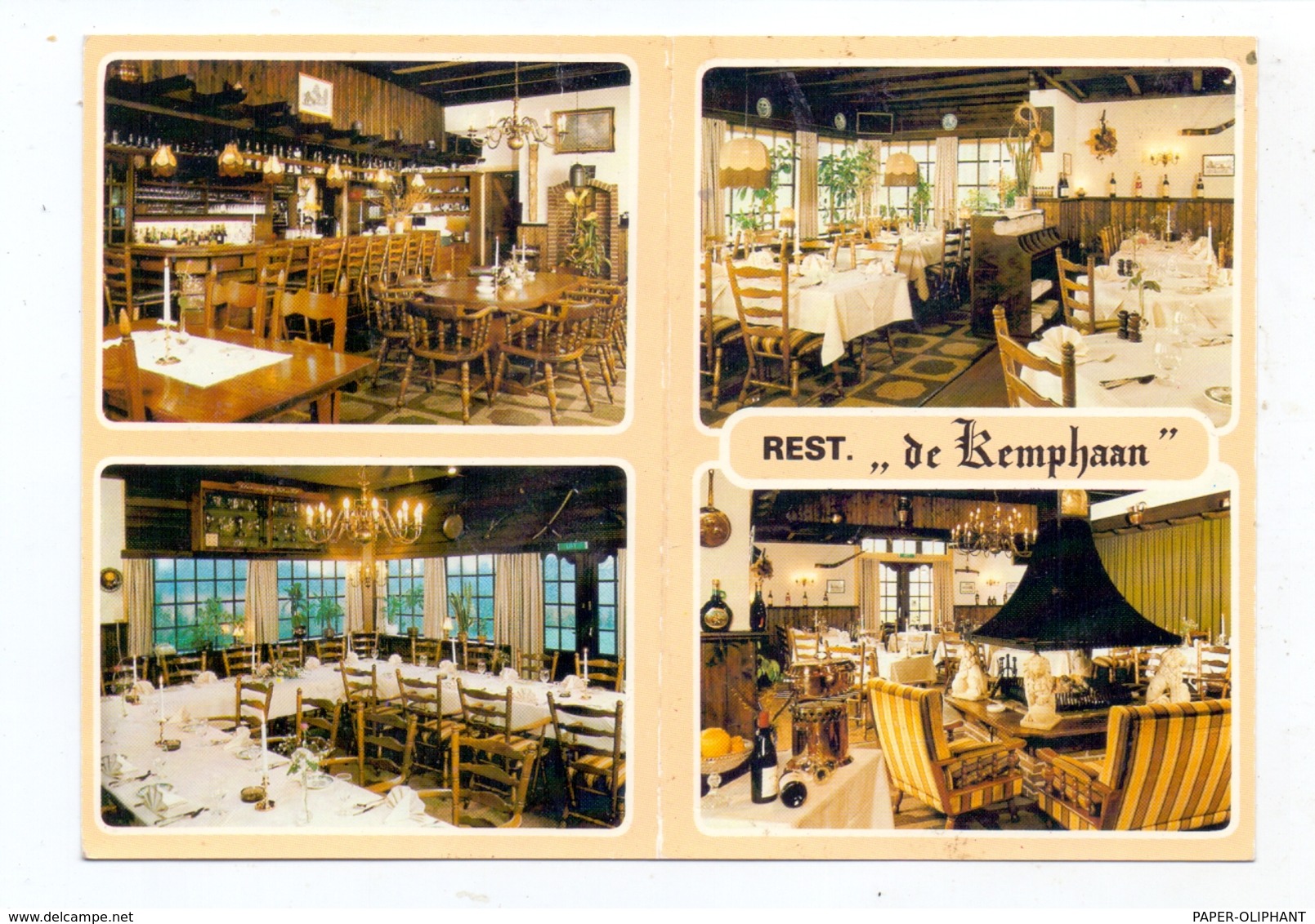 GELDERLAND - WINTERSWIJK, Restaurant "DE KEMPHAAN", Klapp-Karte - Winterswijk