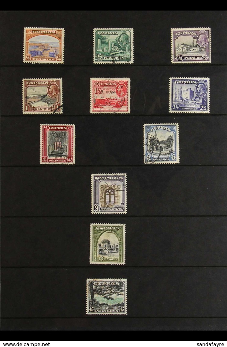 1934 KGV Pictorial Definitives Complete Set, SG 133/43, Very Fine Used. (11 Stamps) For More Images, Please Visit Http:/ - Altri & Non Classificati