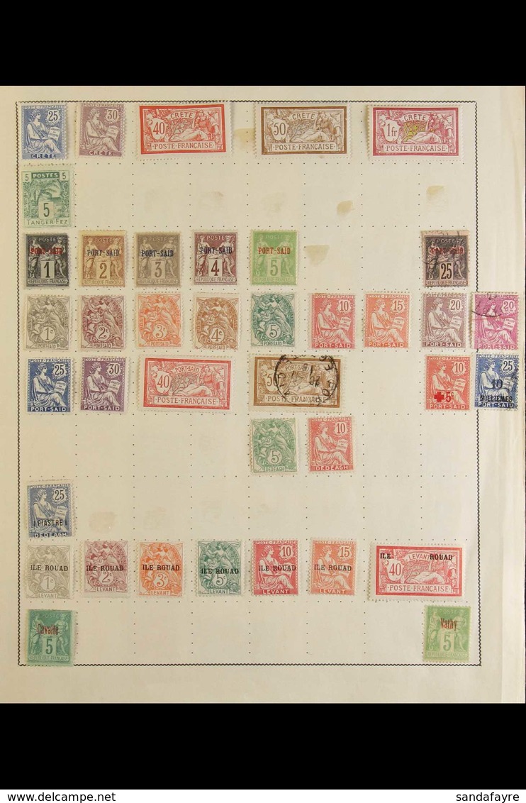 1859-1959 MINT AND USED COLLECTION On Album Pages, Generally Fine And Fresh Condition, With Good French Post Offices (in - Altri & Non Classificati