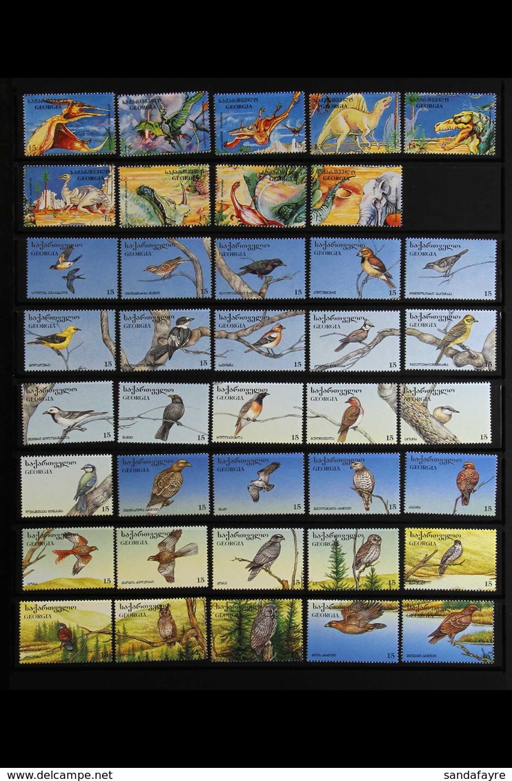 1995-1999 SUPERB NEVER HINGED MINT COLLECTION On Stock Pages, ALL DIFFERENT, Includes 1995 Prehistoric Animals Colour Im - Altri & Non Classificati