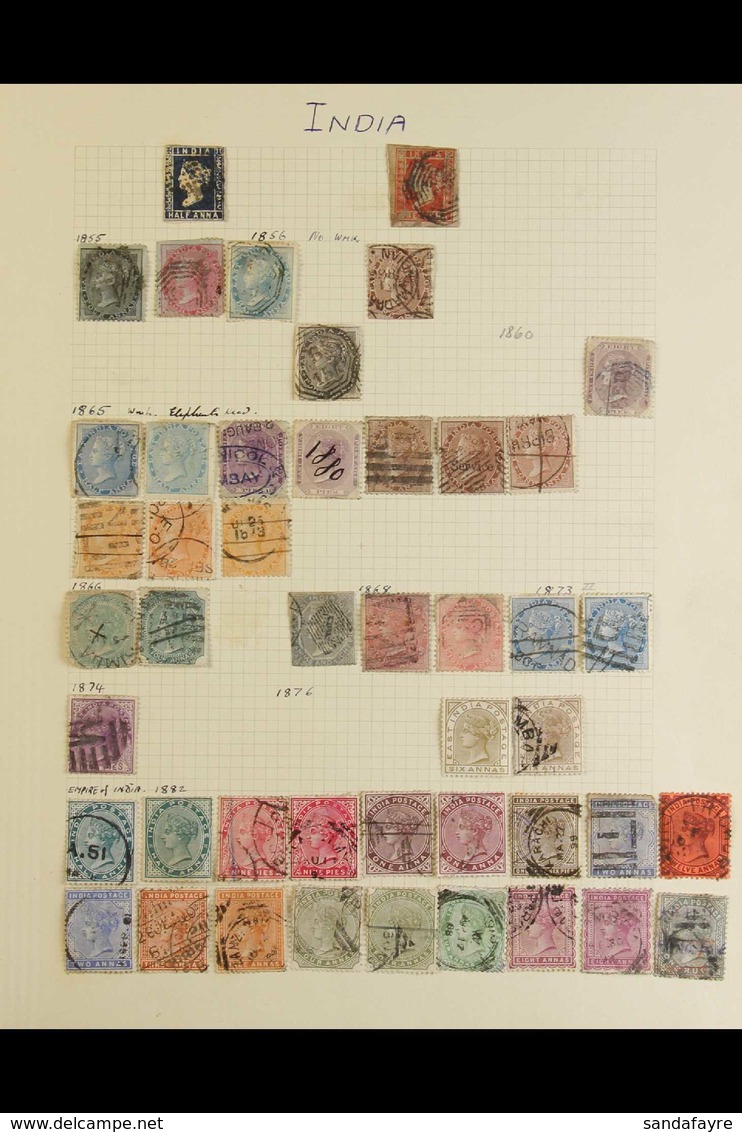 1854-1960 MINT & USED COLLECTION Crammed Onto A Selection Of Album Pages. Includes Useful QV Ranges To 6a Mint & 2r Used - Altri & Non Classificati