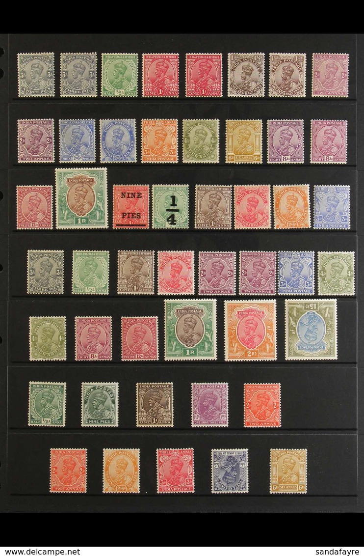 1911 - 1935 BEAUTIFUL DEFINITIVES COLLECTION An Attractive Range Of Lightly Hinged Very Fine Mint & Never Hinged Definit - Altri & Non Classificati
