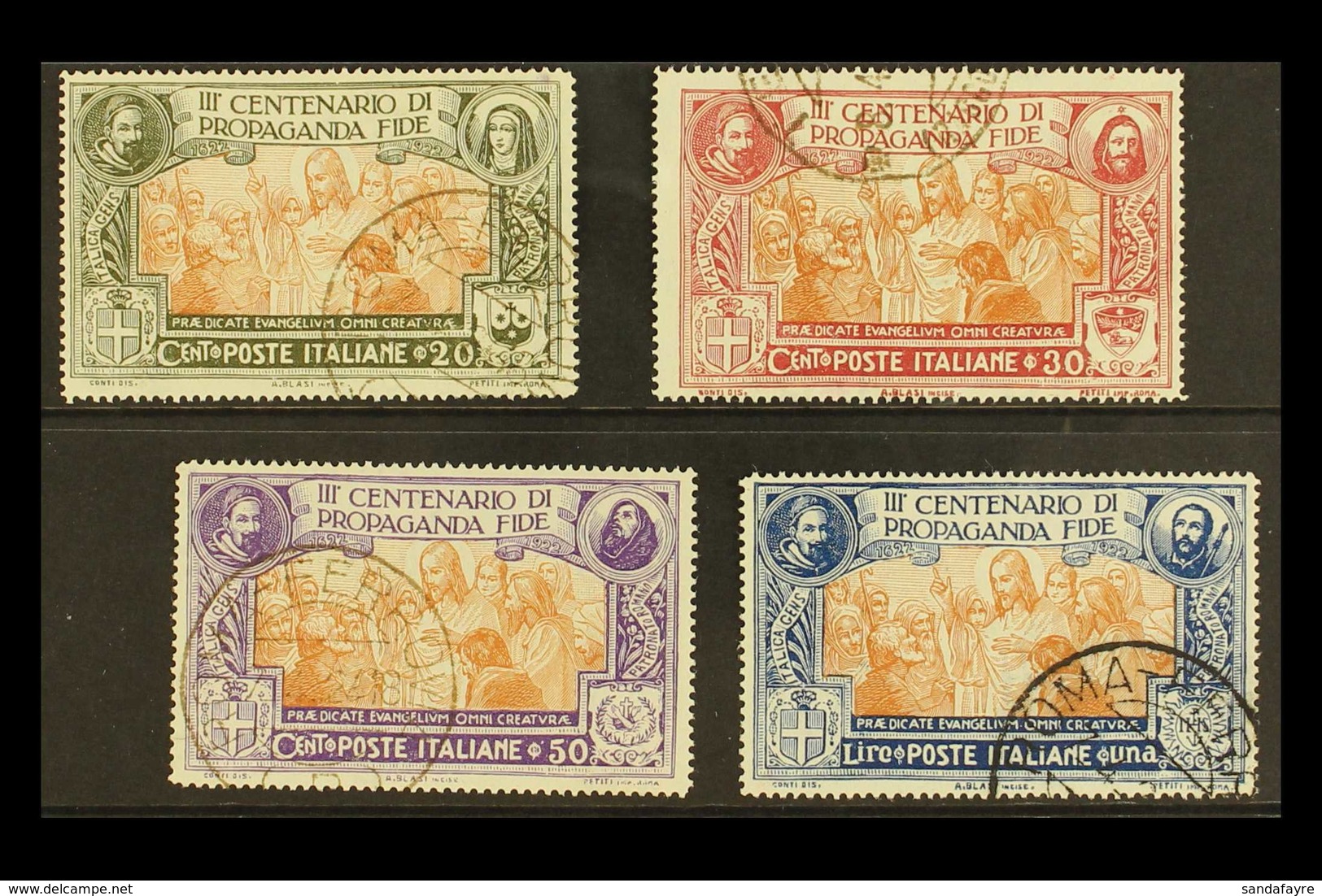 1923 Propagation Of The Faith Set Complete, Sass S24, Very Fine Used. (4 Stamps) For More Images, Please Visit Http://ww - Non Classificati