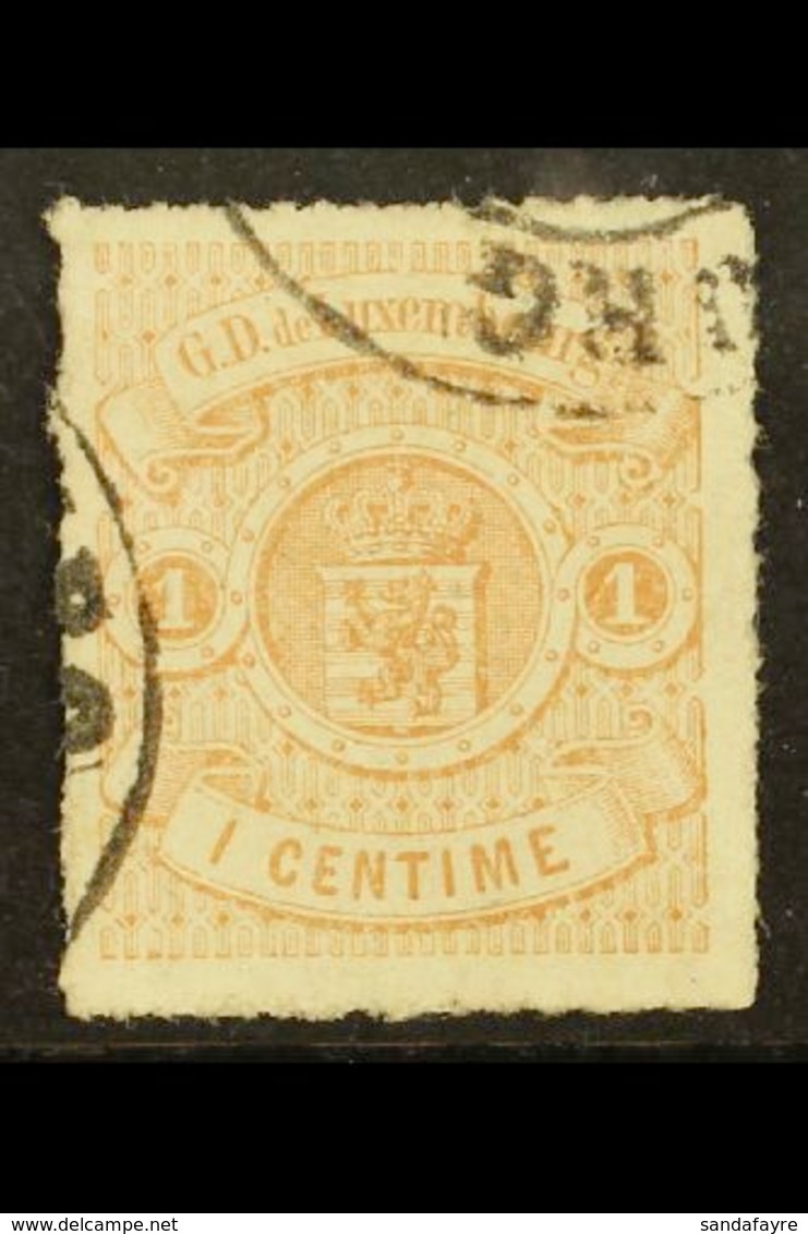 1865-71 1c Red-brown, Rouletted, SG 16, Fine Used. For More Images, Please Visit Http://www.sandafayre.com/itemdetails.a - Altri & Non Classificati