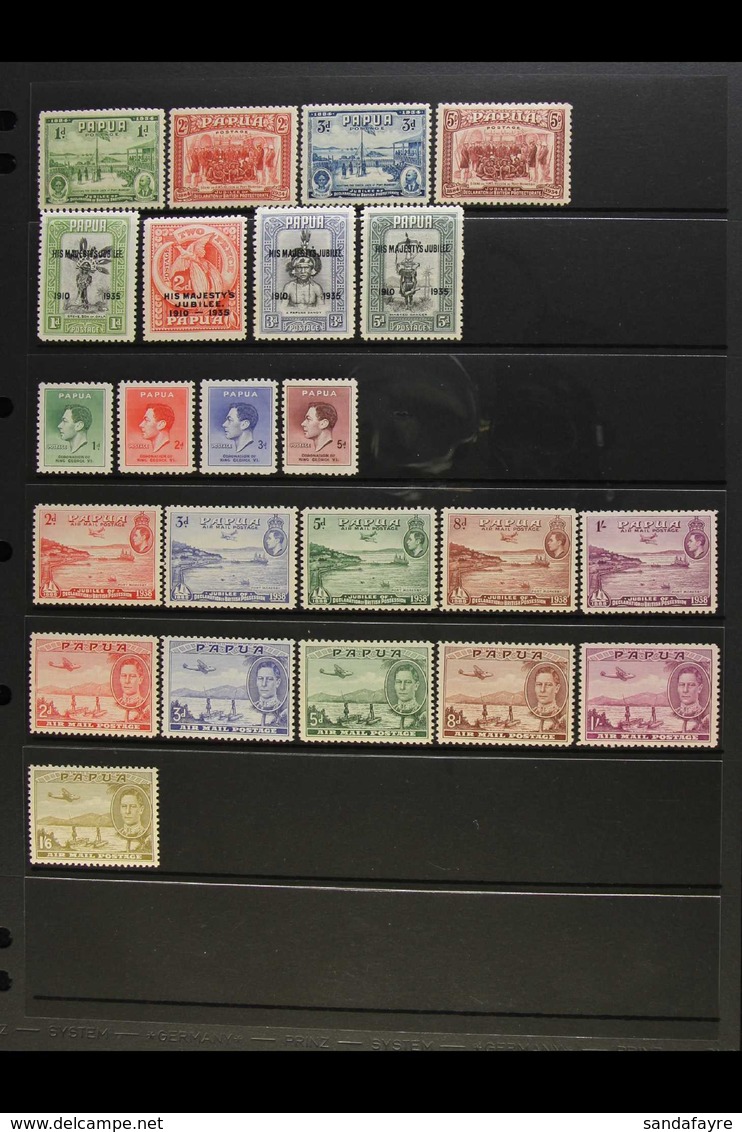 1934-41 COMPLETE FINE MINT SG 146-168, Lovely Quality. (23 Stamps) For More Images, Please Visit Http://www.sandafayre.c - Papua Nuova Guinea