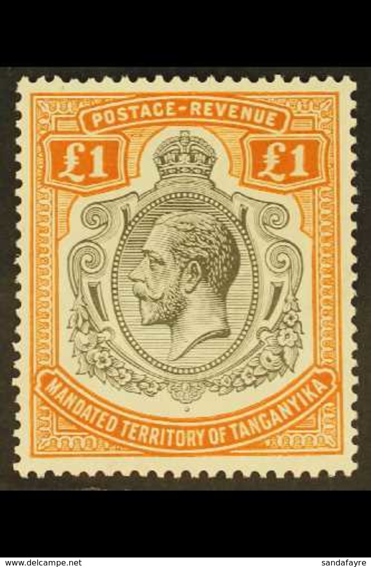 1927-31 £1 Brown - Orange, SG 107, Fine Mint For More Images, Please Visit Http://www.sandafayre.com/itemdetails.aspx?s= - Tanganyika (...-1932)
